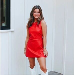 The Pants Store Liza Dress Red - M